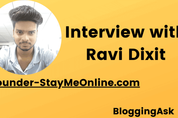 Interview with Ravi Dixit
