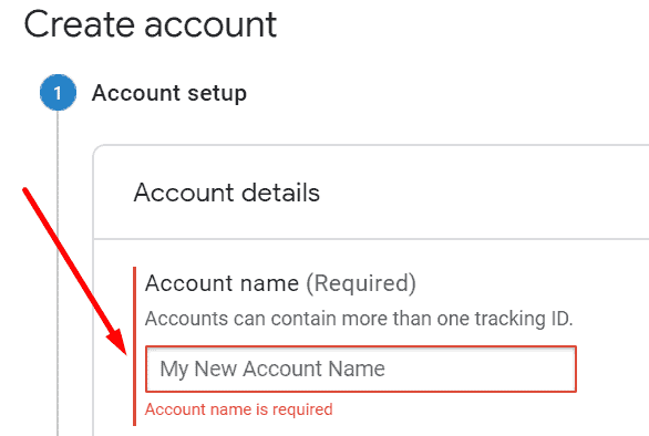 Your account name
