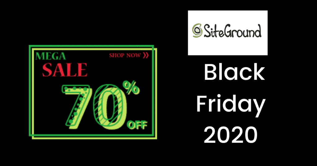 siteground black friday sale 2020