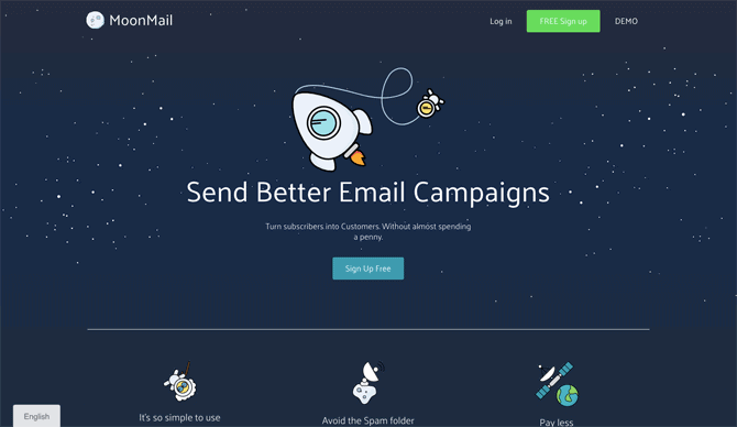 moonmail best free email marketing service