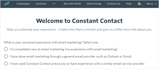 welcome to constant contact
