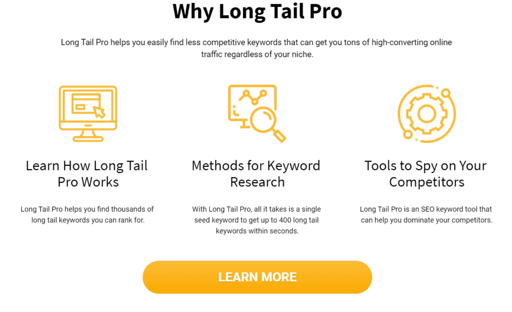 Long-Tail-Pro-Features