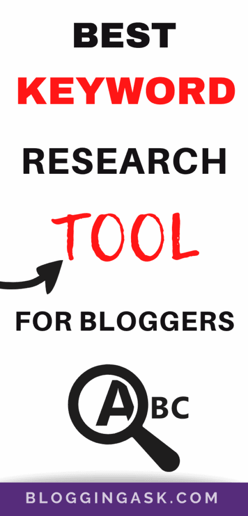 best keyword research tool for bloggers