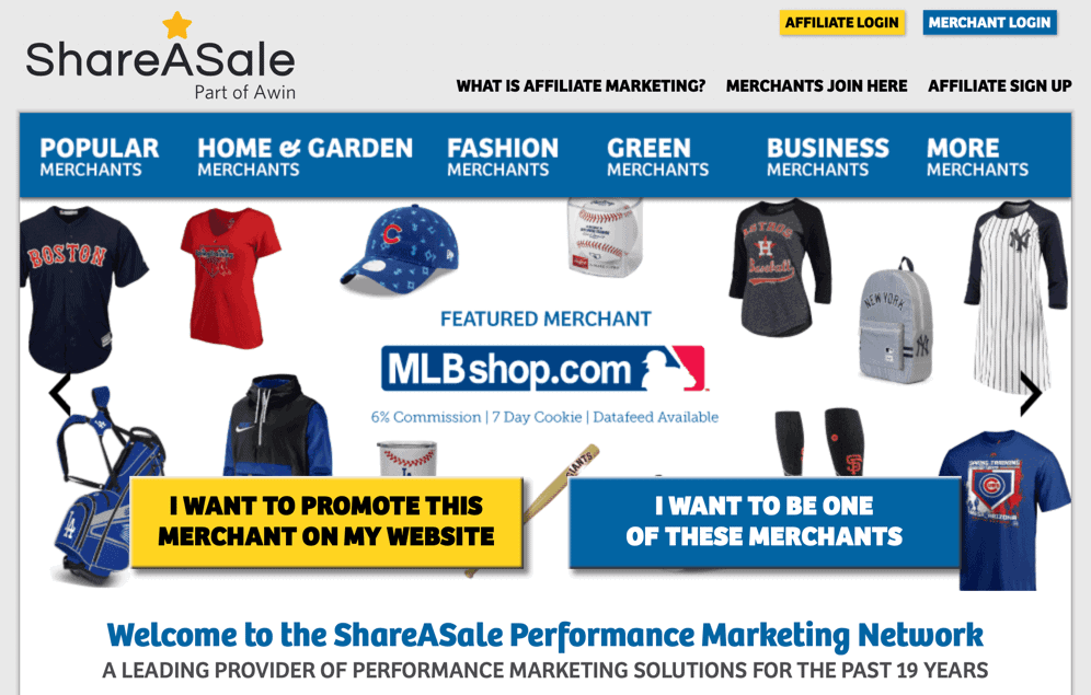ShareASale-Homepage